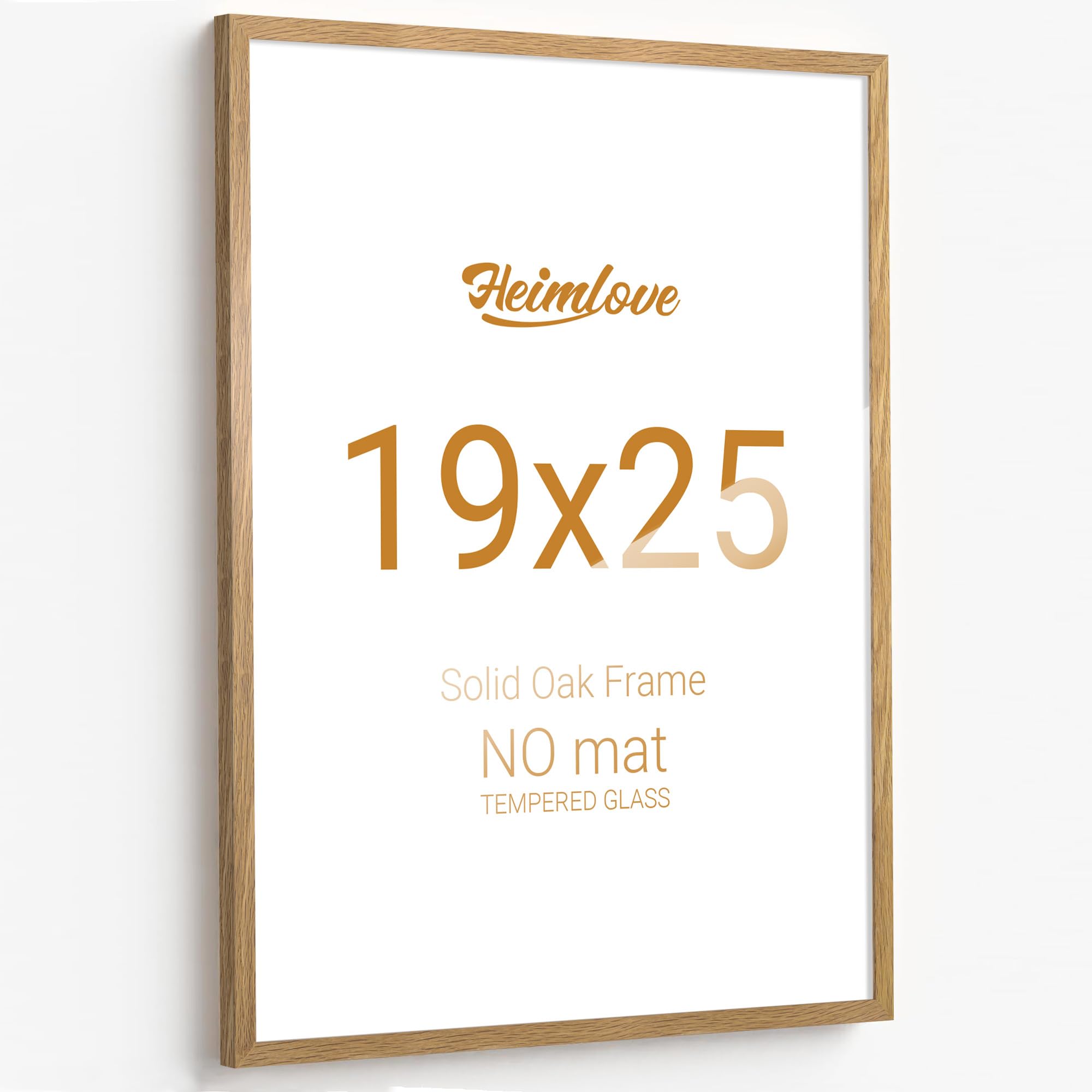 Amazon.com - Heimlove 19x25 Picture Frames Solid Oak Wood,19 x 25